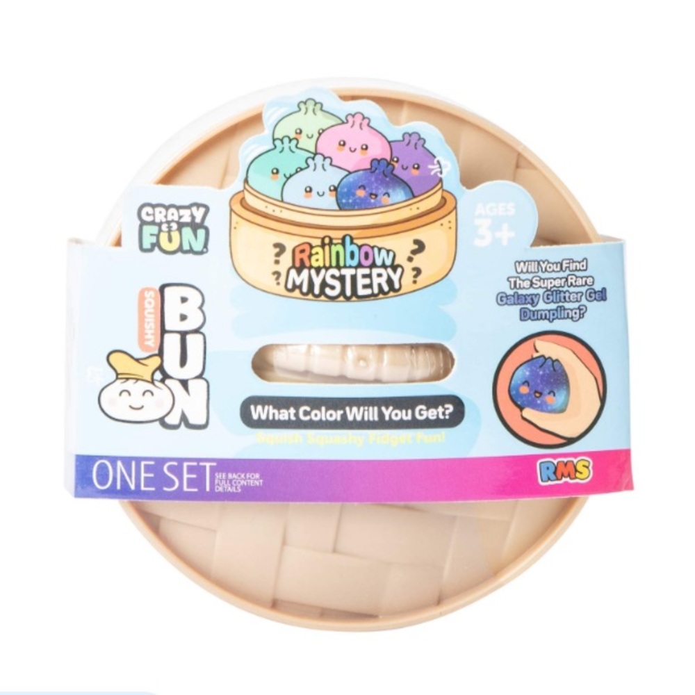 Crazy Fun® Rainbow Mystery Squishy Bun Dumpling Set